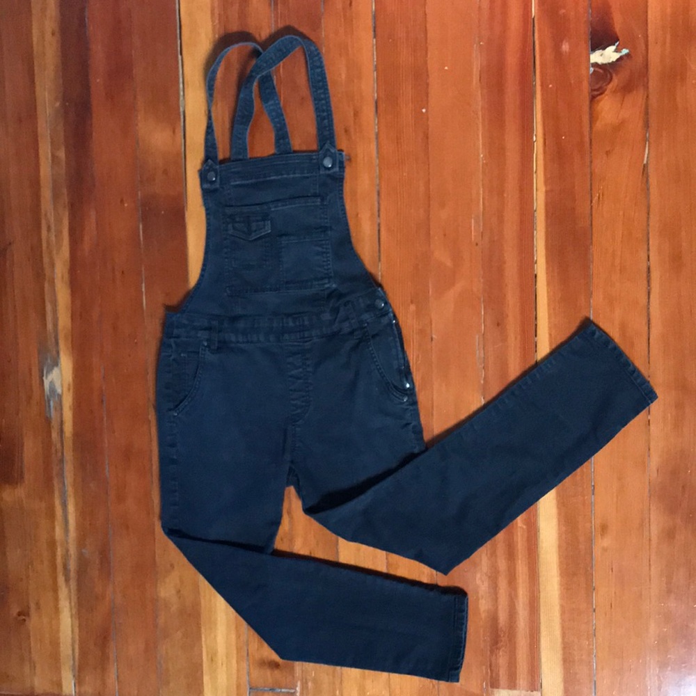 Free People Denim Overalls